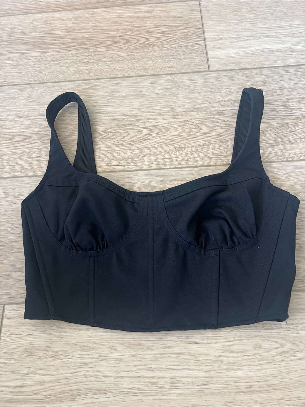 LA Hearts Bustier Crop Top